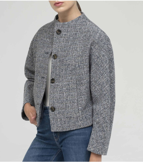 Jacket Batwing σε Tweed