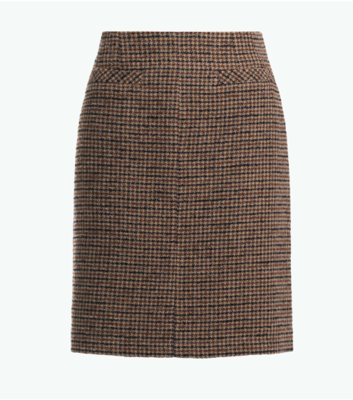Φούστα Α Line Mini σε Tweed