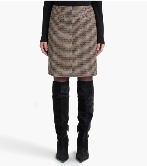 Φούστα Α Line Mini σε Tweed