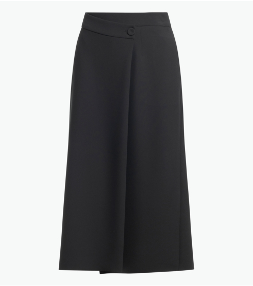 Φούστα με Πτύχωση σε Κρεπ