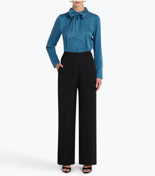 Παντελόνι Wide Leg Σατέν