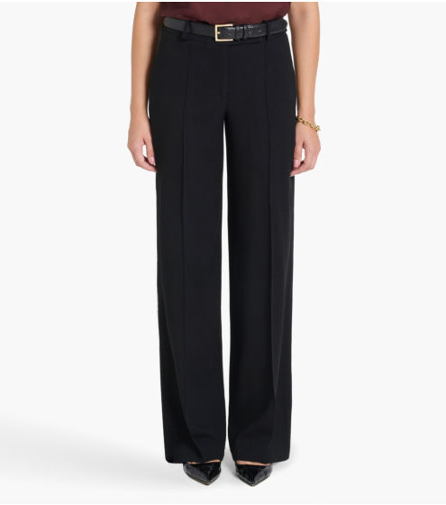 Παντελόνι Wide Leg σε Μάλλινο Κρεπ