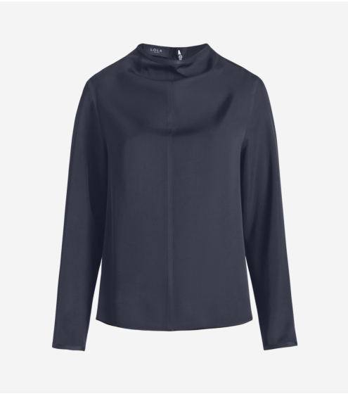 Μπλούζα Cowl Neck Σατέν