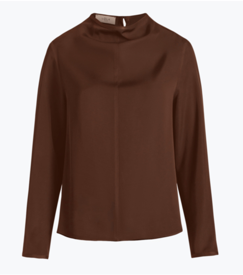Μπλούζα Cowl Neck Σατέν