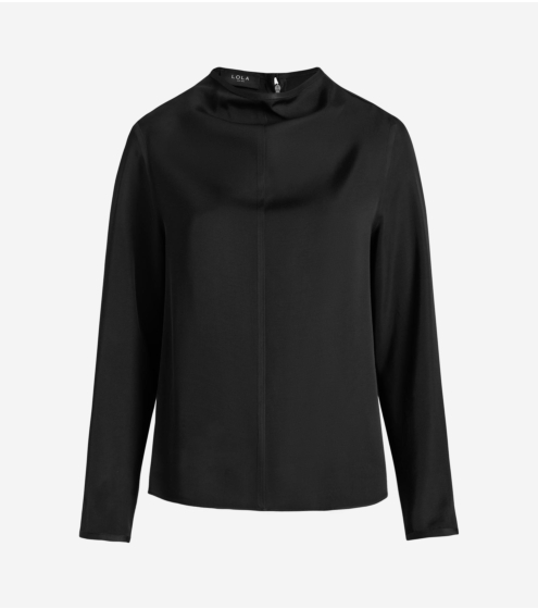 Μπλούζα Cowl Neck Σατέν