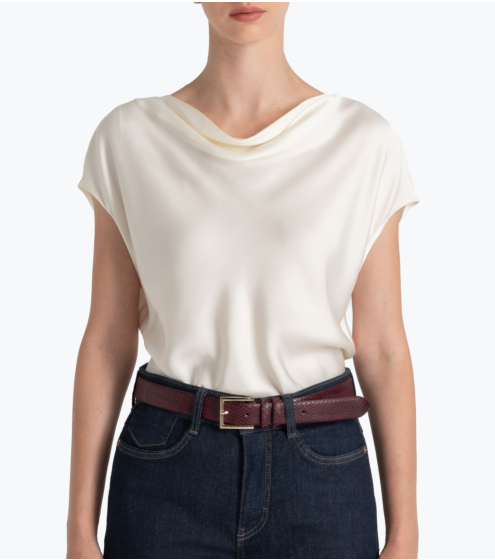 Top Draped Satin
