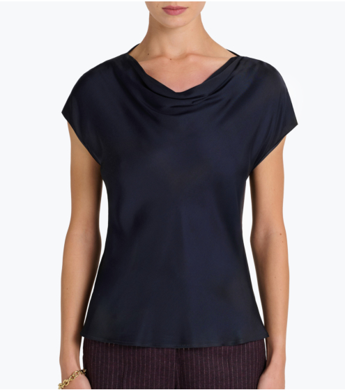 Top Draped Satin