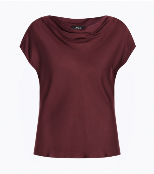Top Draped Satin