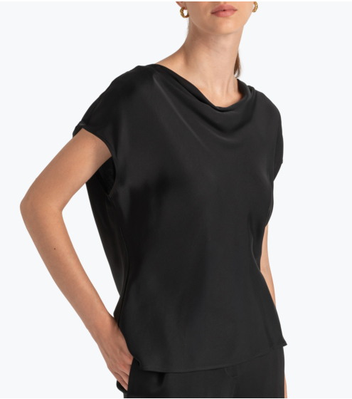 Top Draped Satin