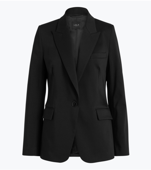 Blazer Tailored σε Σατέν Γκαμπαρντίνα