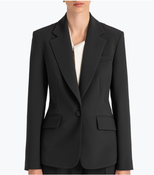 Blazer Fitted σε Κρεπ
