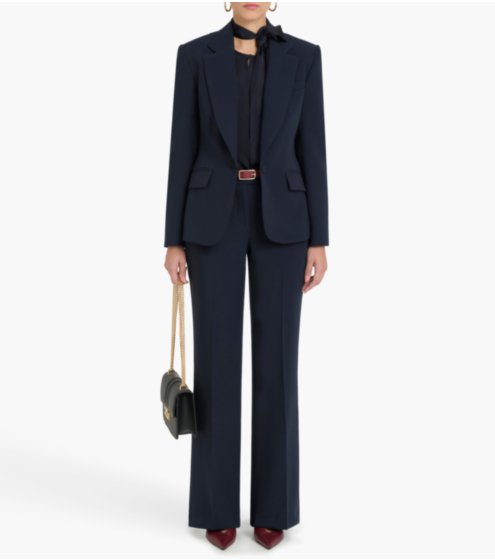 Blazer Fitted σε Κρεπ