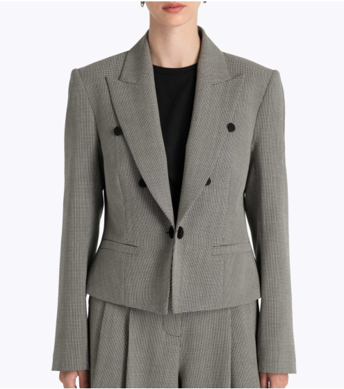 Blazer Cropped σε Virgin Wool