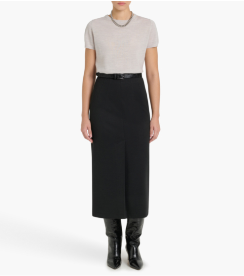 Φούστα Pencil σε Wool Blend Jersey