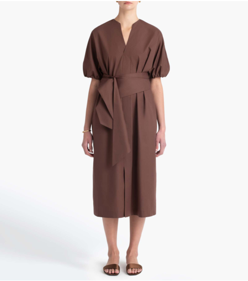 Φόρεμα Βοxy σε Stone Wash Poplin