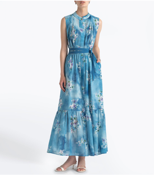 Φόρεμα Μaxi σε Floral Voile