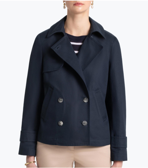 Γκαμπαρντίνα Cropped Linen Cotton Blend