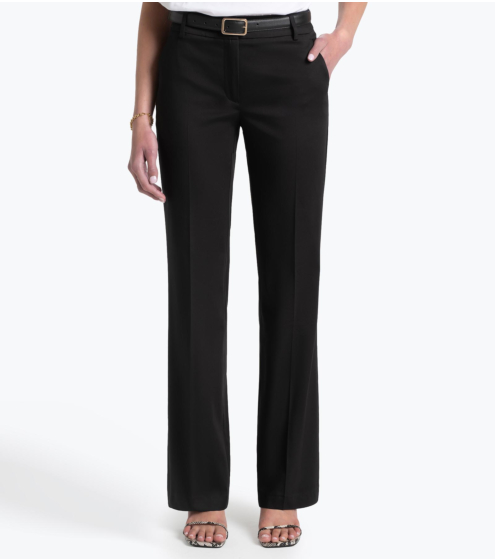 Παντελόνι Straight Leg σε Σατέν Γκαμπαρντίνα