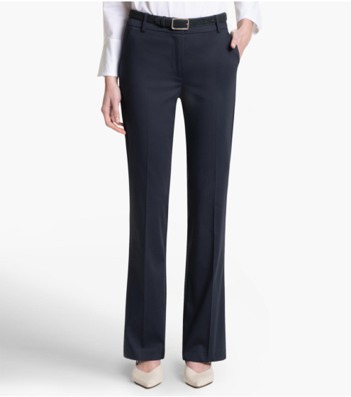 Παντελόνι Straight Leg σε Σατέν Γκαμπαρντίνα