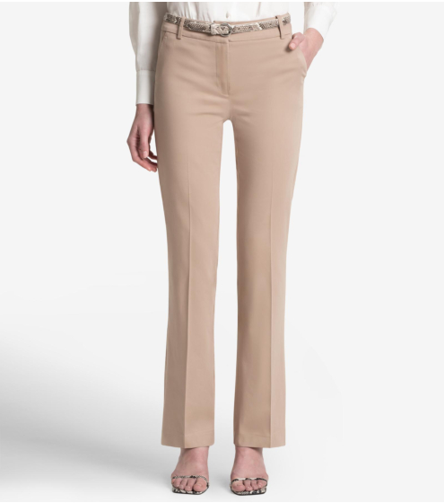 Παντελόνι Straight Leg σε Σατέν Γκαμπαρντίνα