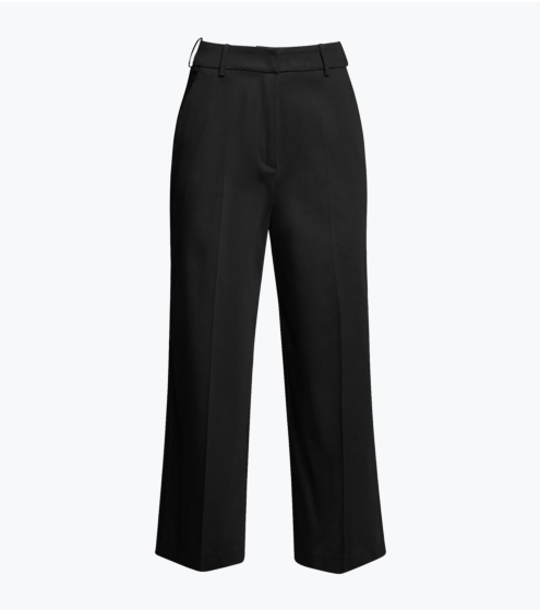 Παντελόνι Cropped σε Σατέν Γκαμπαρτίνα