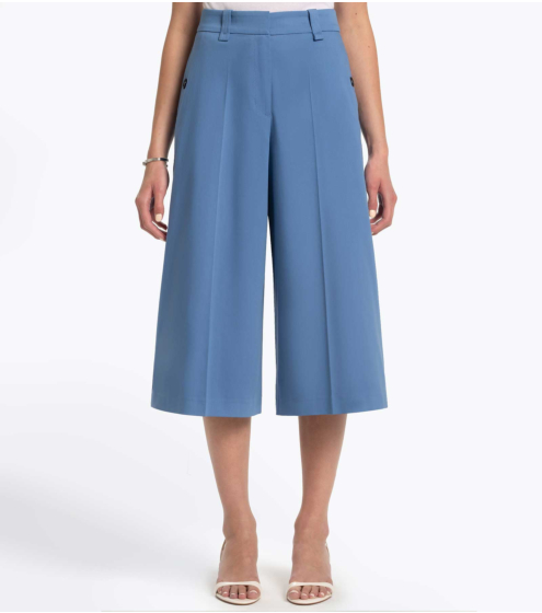 Jupe Culotte σε Σατέν Γκαμπαρντίνα