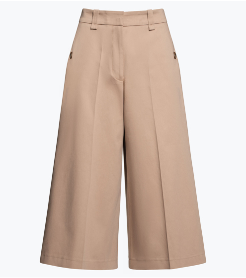 Jupe Culotte σε Σατέν Γκαμπαρντίνα