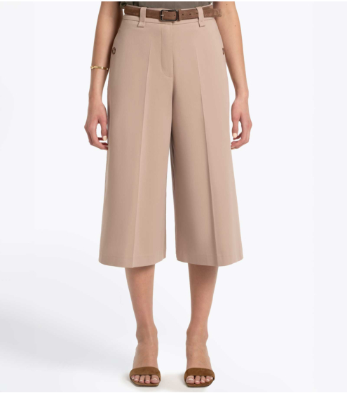 Jupe Culotte σε Σατέν Γκαμπαρντίνα