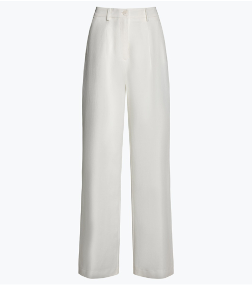 Παντελόνι Wide Leg σε Viscose Linen Blend