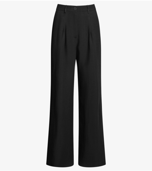 Παντελόνι Wide Leg σε Viscose Linen Blend