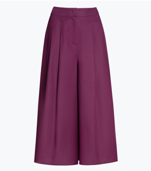 Jupe Culotte σε Stone Wash Poplin