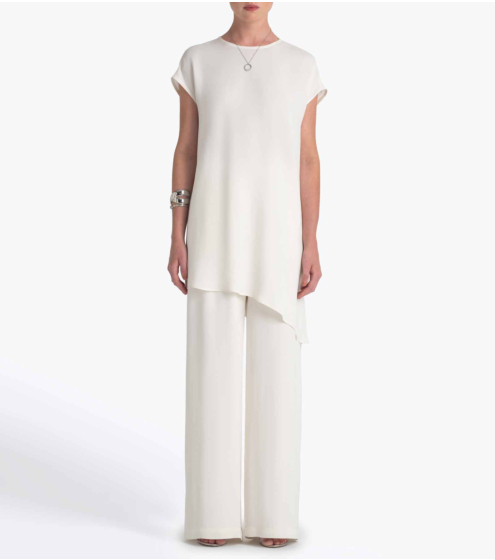 Παντελόνι Wide Leg σε Viscose Crepe
