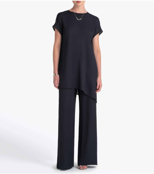 Παντελόνι Wide Leg σε Viscose Crepe