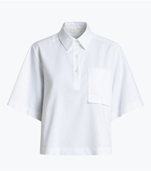 Πουκάμισο Boxy σε Σατέν Ποπλίνα