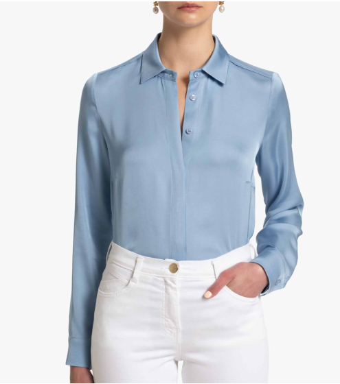 Πουκάμισο σε Σατέν Rayon Blend