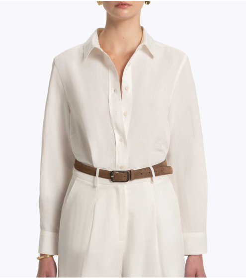 Πουκάμισο σε Viscose Linen Blend