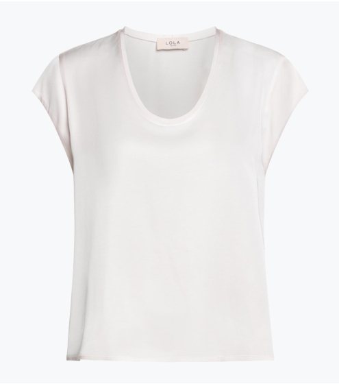 Top σε Satin Rayon Blend