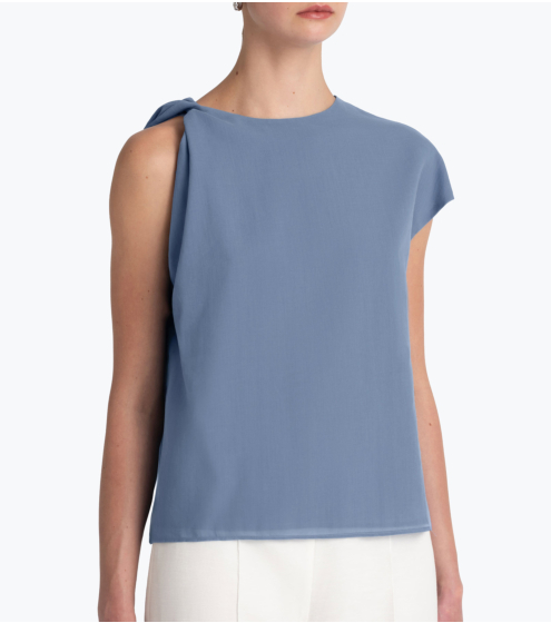 Τοπ με Δέσιμο σε Cotton Bουάλ