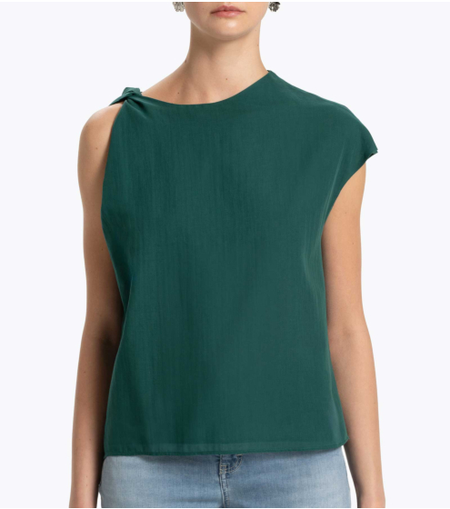 Τοπ με Δέσιμο σε Cotton Bουάλ