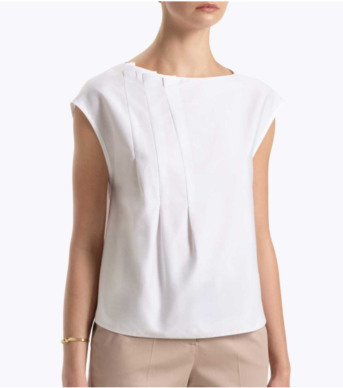 Top με Ασύμμετρες Πιέτες