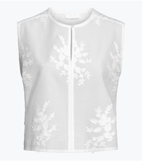 Τοπ σε Κεντημένη Ποπλίνα