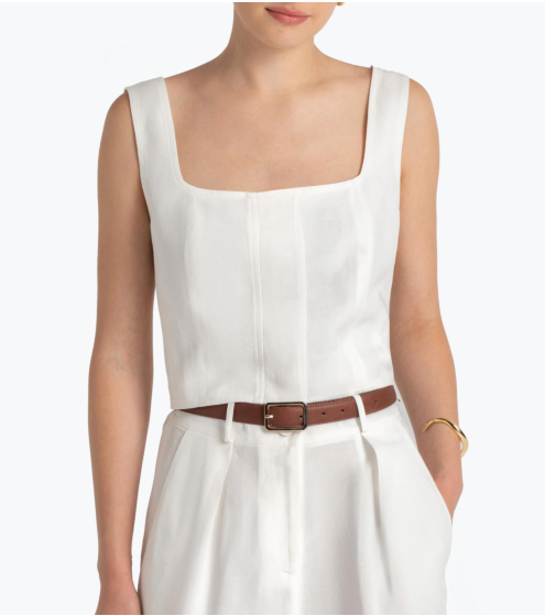 Μπούστο σε Linen Blend