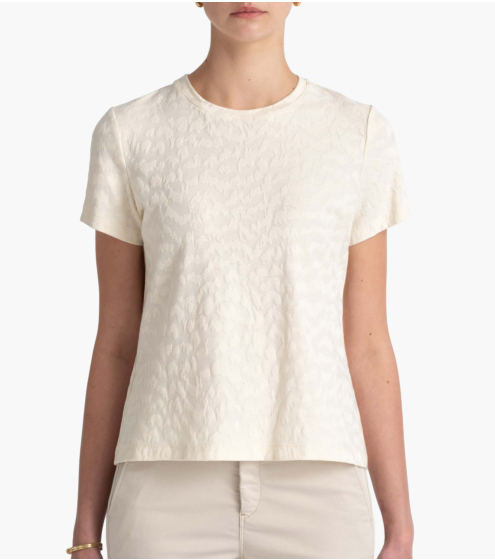 Τ-Shirt σε Jacquard Cotton