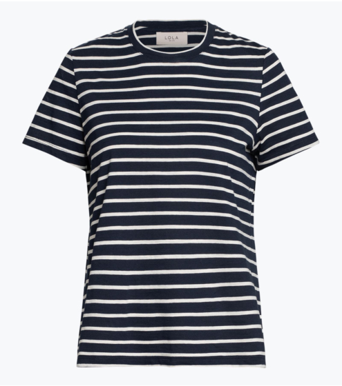 T-Shirt Ριγέ σε Cotton Jersey