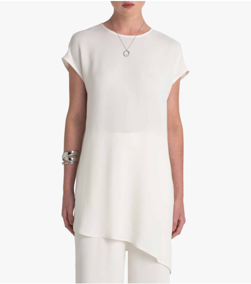 Τυνίκ Ασύμμετρη σε Viscose Crepe