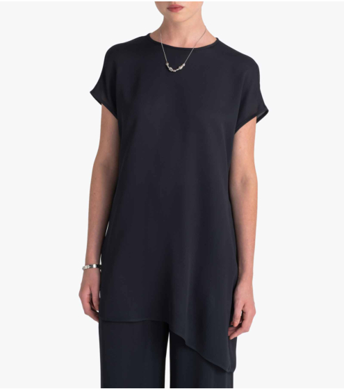 Τυνίκ Ασύμμετρη σε Viscose Crepe