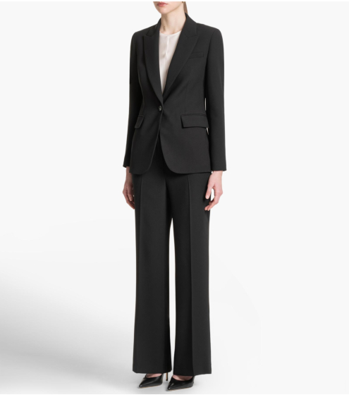 Σακάκι με Αντρικά Πέτα σε Κρεπ