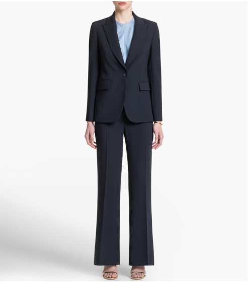 Σακάκι με Αντρικά Πέτα σε Κρεπ