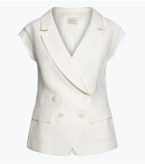 Σακάκι Off The Shoulder σε Linen Blend