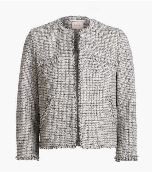 Ζακέτα Μπουκλέ με Ξέφτια